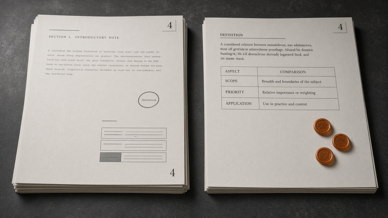 Same-rank pages: a buried answer ignored, an early comparison drawing AI Overview citations