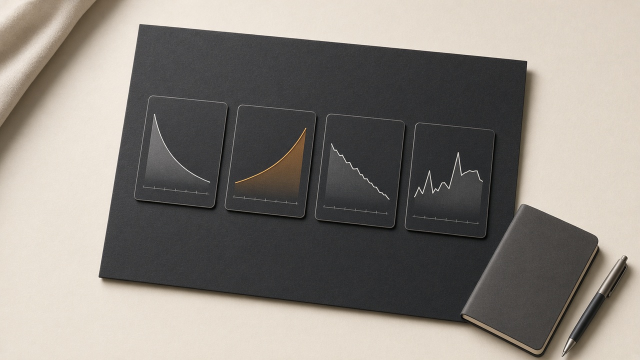 Content decay signals on four trend cards before any content refresh edit begins