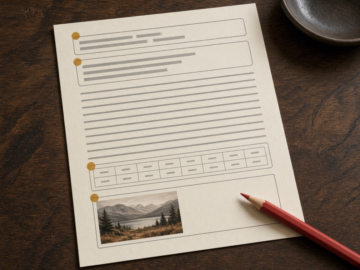 Fact-check titles, schema, and alt text on a pre-publish SEO review card