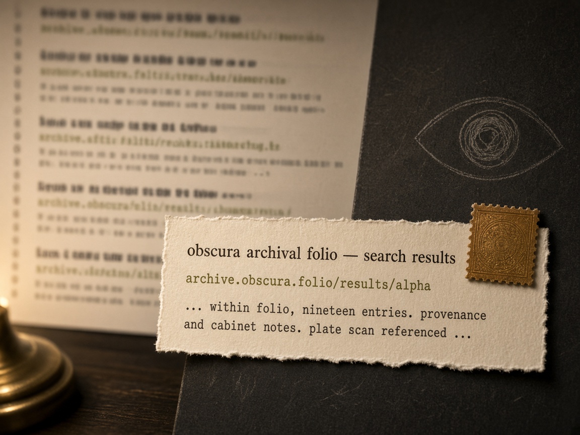 Impressions without clicks annotated as a served search listing that was not necessarily seen or chosen