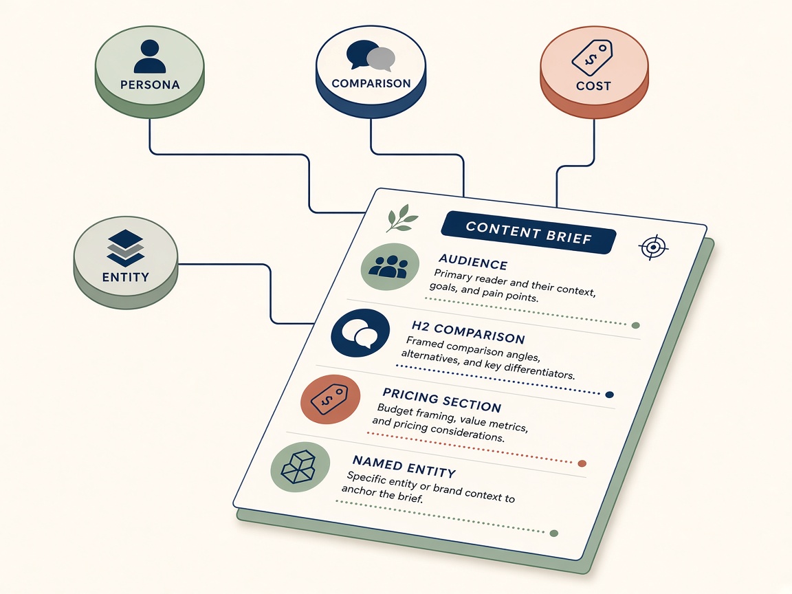 Mapping long-tail keyword modifiers into content brief fields