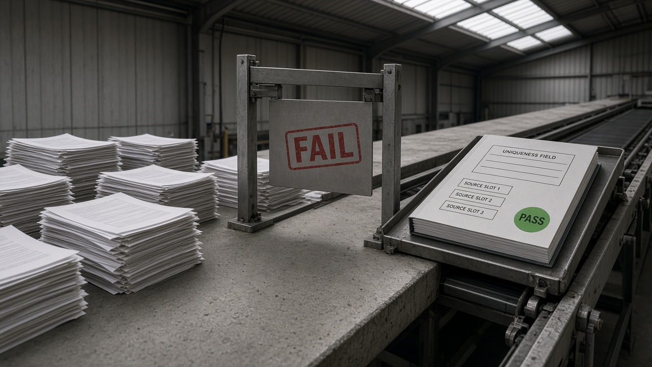 Automation-ready SEO brief passing a quality gate instead of shipping thin pages