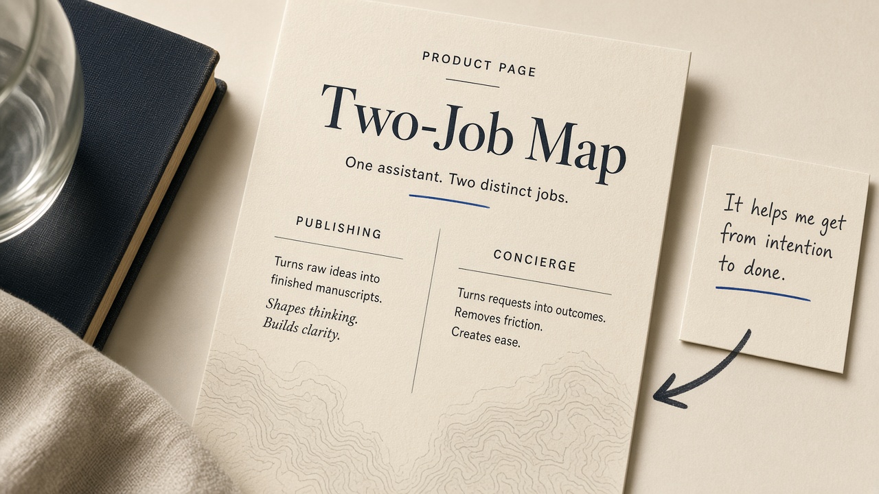 Concierge citing the product page that states what Flows can help with