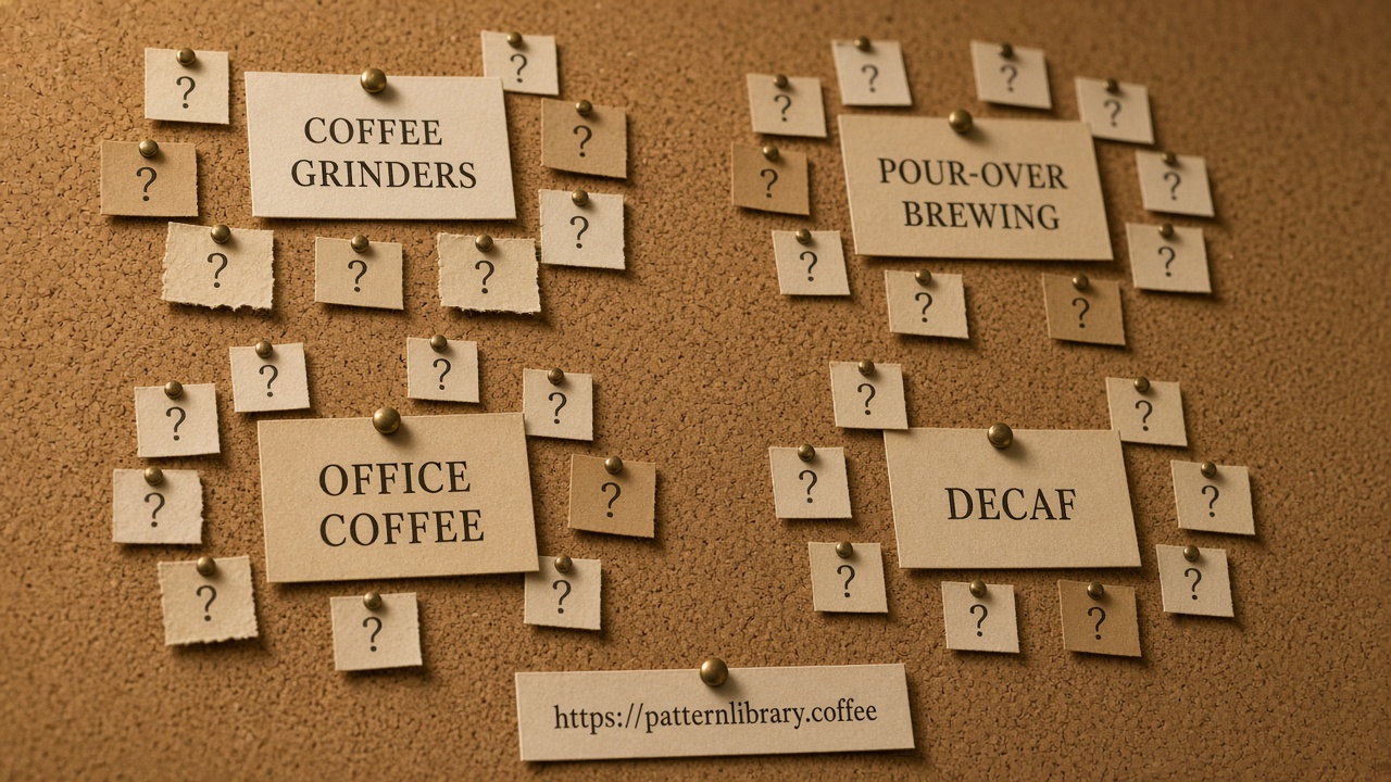 Worked keyword clustering examples with named clusters, supporting queries, and one URL per group