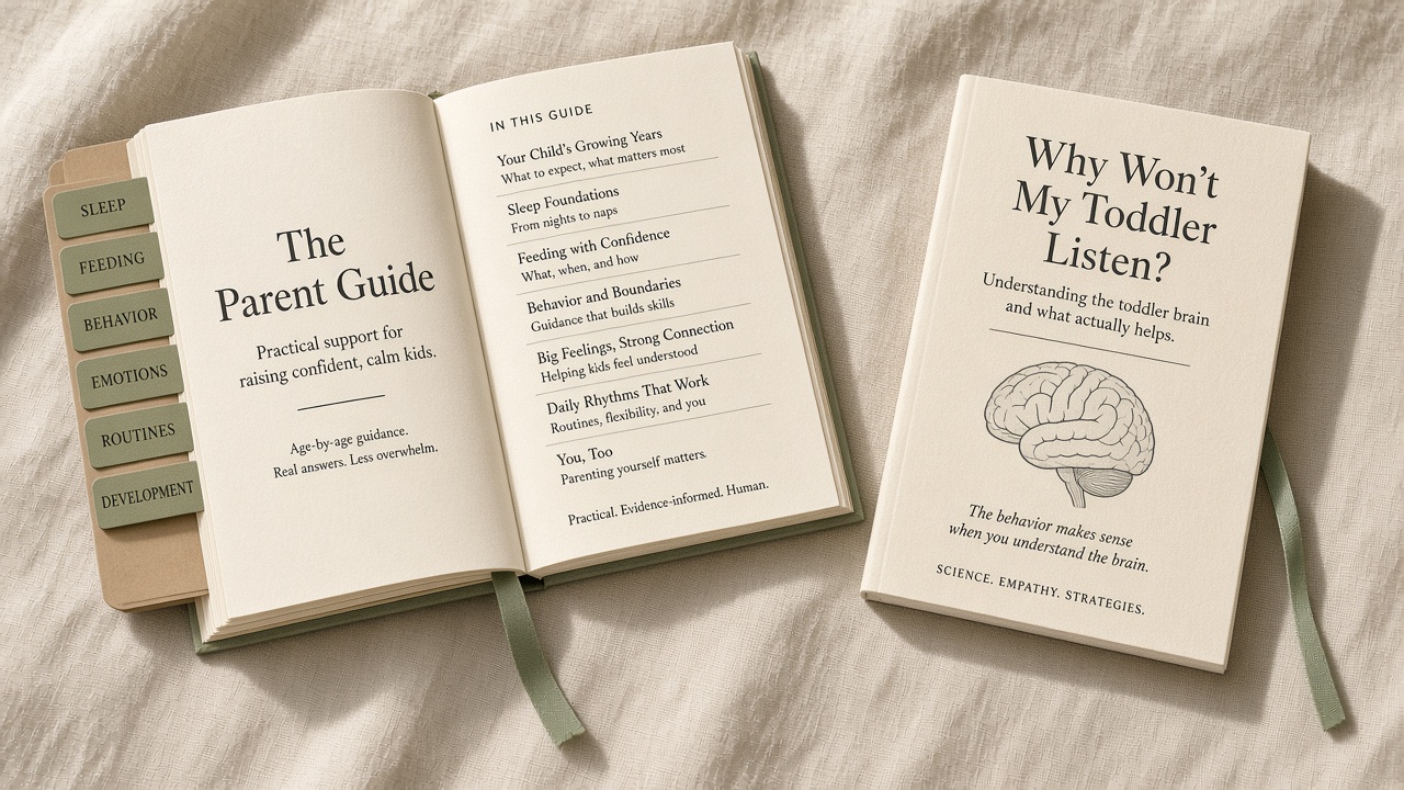 Parent guide with nested FAQ queries beside a separate page for a distinct topical long-tail