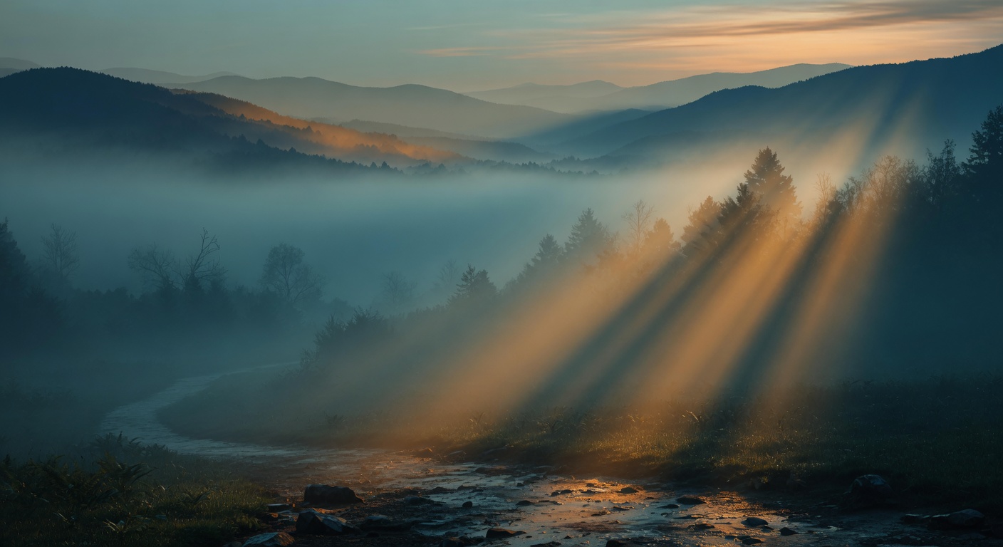 Unity URP volumetric fog god rays atmospheric landscape lighting