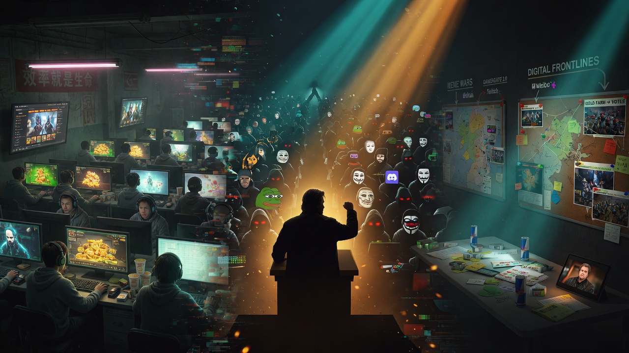 Steve Bannon leveraging World of Warcraft gold farming and GamerGate trolls as monster power
