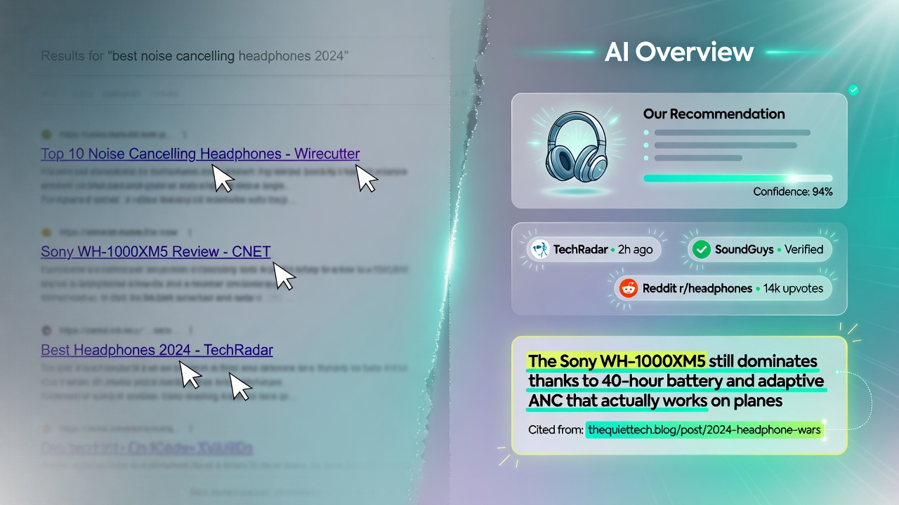 Why generative engine optimization matters: fading blue links versus AI answer citations
