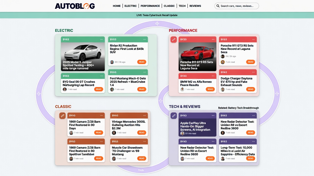 Why internal linking matters for autoblogs with topic cluster diagram